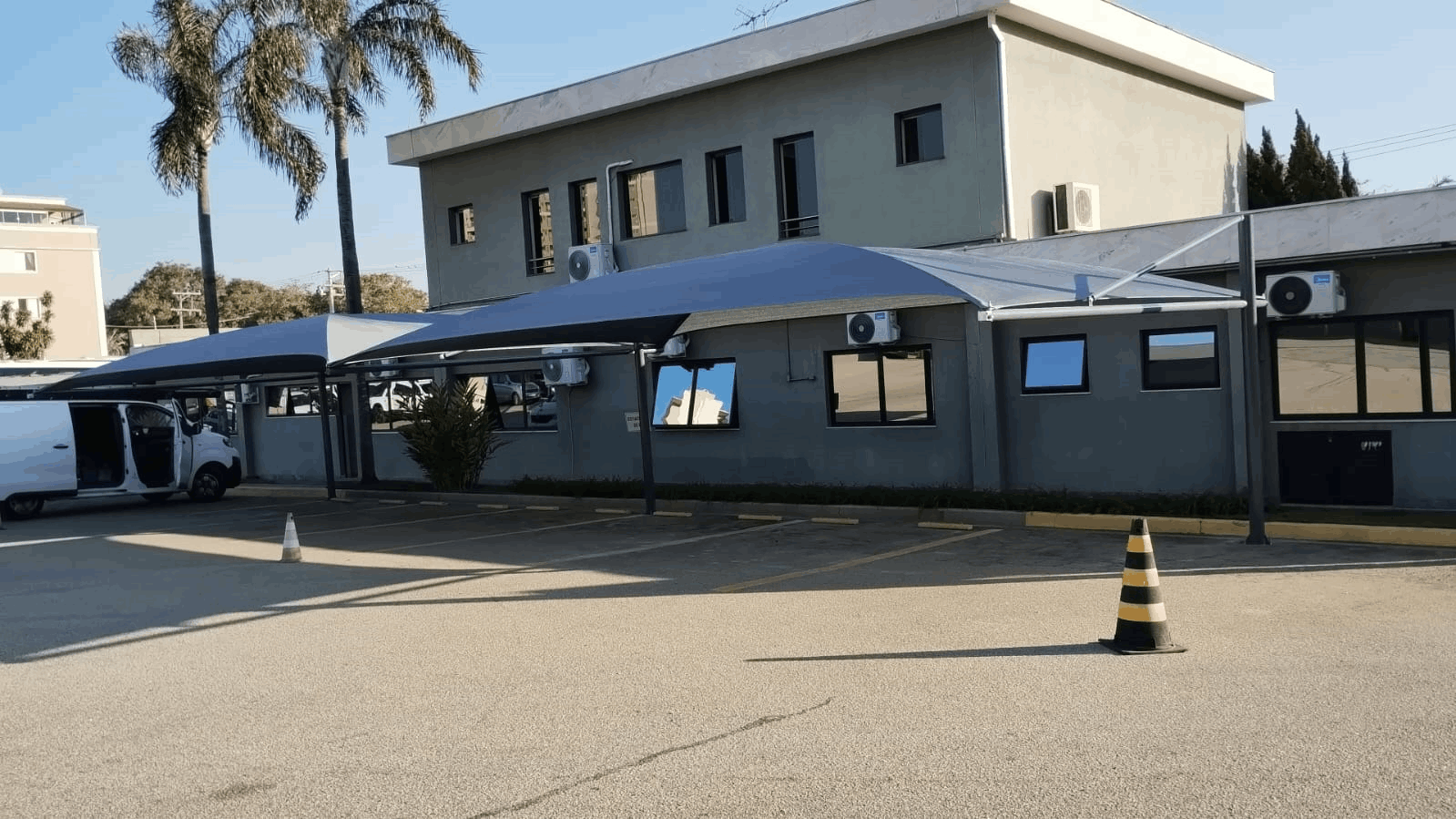 fotos dos serviços de coberturas, sobrites, cobertua em telhas galvanizadas e termoacústicas, carport solar