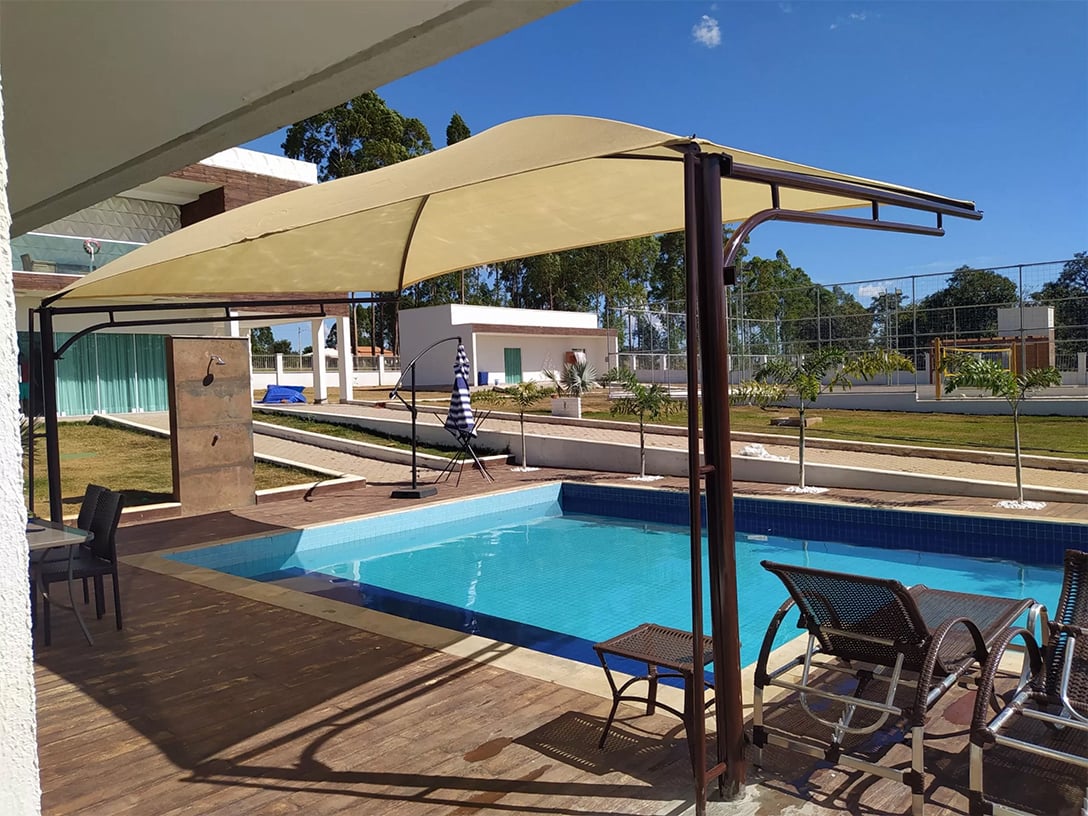 serviço de sombrites para estacionamento, para lazer, garagem ou quadras esportivas